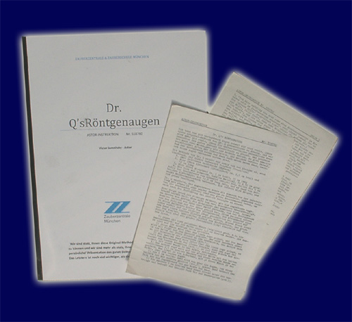 Dr. Q’s Röntgenaugen v. V. Jamnitzky – Astor Dr. Q’s Röntgenaugen v. V. Jamnitzky – Astor