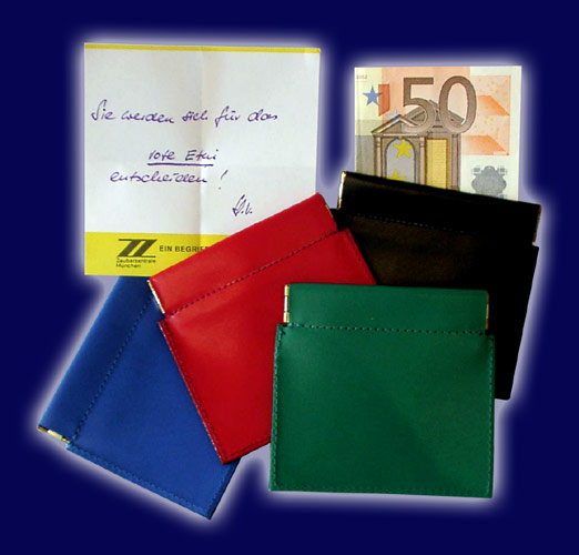 Borodin’s Bank Nite mit vier Geldbörsen Borodin’s Bank Nite mit vier Geldbörsen