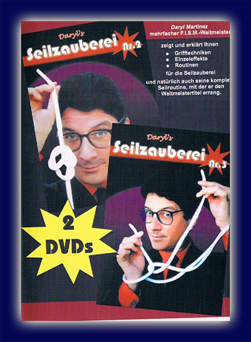 Seilzauberei mit Daryl DVD (deutsch) Vol. 2 & 3 Seilzauberei mit Daryl DVD (deutsch) Vol. 2 & 3