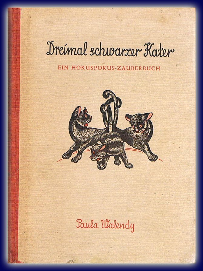 Dreimal schwarzer Kater v. Paula Willendy Dreimal schwarzer Kater v. Paula Willendy