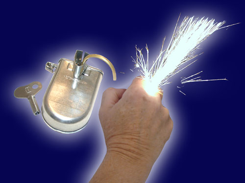 Funkenring – Funkenregen aus der Hand, ZZM-Original Funkenring – Funkenregen aus der Hand, ZZM-Original