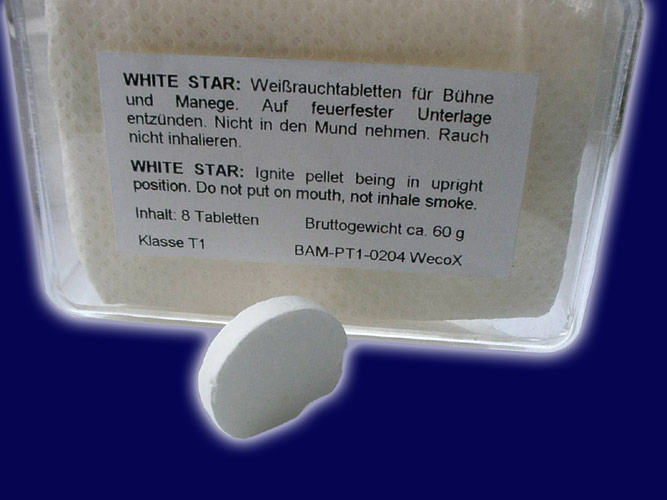 Rauchpulver, weißer Rauch Rauchpulver, weißer Rauch