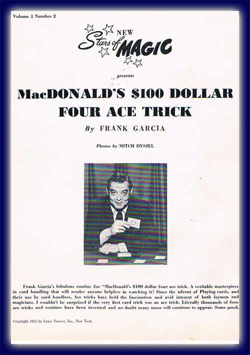 McDonals Four Ace Trick v. Frank Garcia, Stars of Magic McDonals Four Ace Trick v. Frank Garcia, Stars of Magic